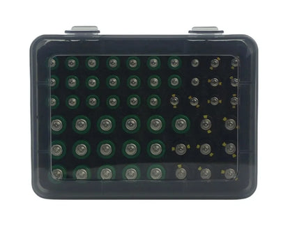 Battery Storage Organizer Holder Holds 54 AA AAA Batteries Battery Box Case Garage Container Home Drawer Organization Dispenser