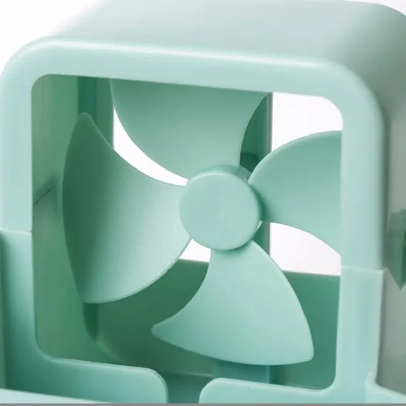 Ventilateur Hanging Add Ice Cup Summer Plastic Mini Fan Portable Fan Cooling Tool DIY Water Tower Cooling Product Home Accessory