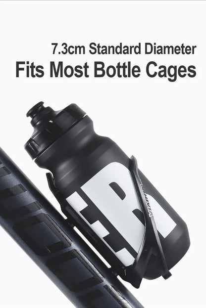BOLANY 610ML Cycling Bike Water Bottle Bicycle Portable Kettle with Cover Matte Plastic Sports Bottle Outdoor Supplies