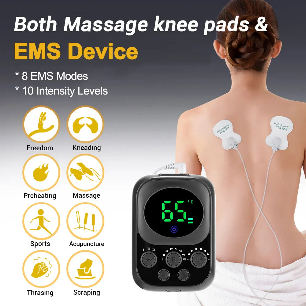 Vibration Shoulder Steamer Belt Heated Shoulder Warmer Massager Electric Smart Massage Machine Temperature Adjust