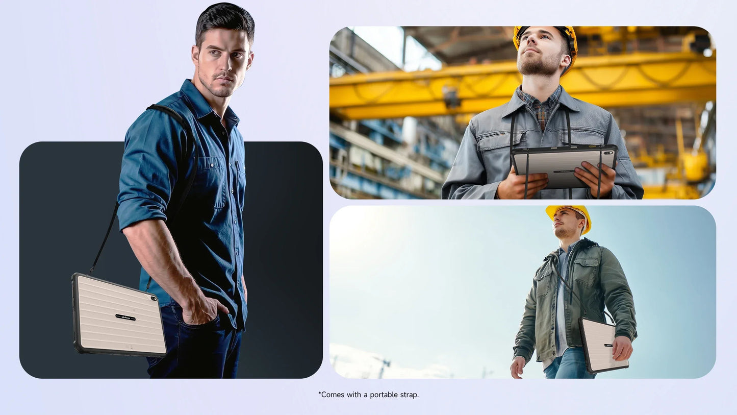 [Built-in eSIM] Ulefone RugKing Pad 2 Pro Rugged Tablet 10200mAh 10.1"Up to 16GB RAM,256GB ROM Android 16 48MP 10.1"  4G Global
