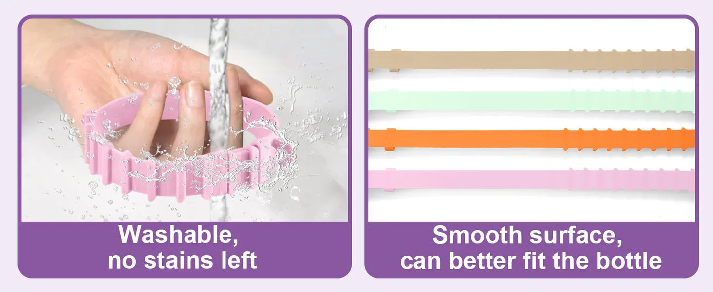 Eary Silicone Portable Water Bottle Carry Strap Handle Adjustable Water Bottle Sling Carrier With Strap Universal Cup Accessory