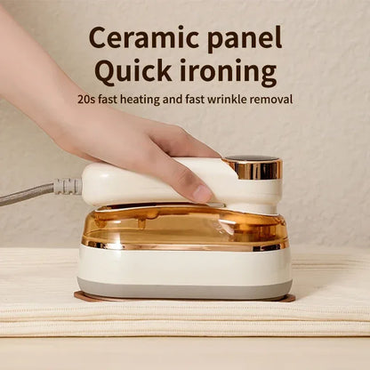 1200W Portable Handheld Steam Iron High Power Three-speed Garment Steamer Touch Screen Rotary Electric Iron Travel Steam Iron