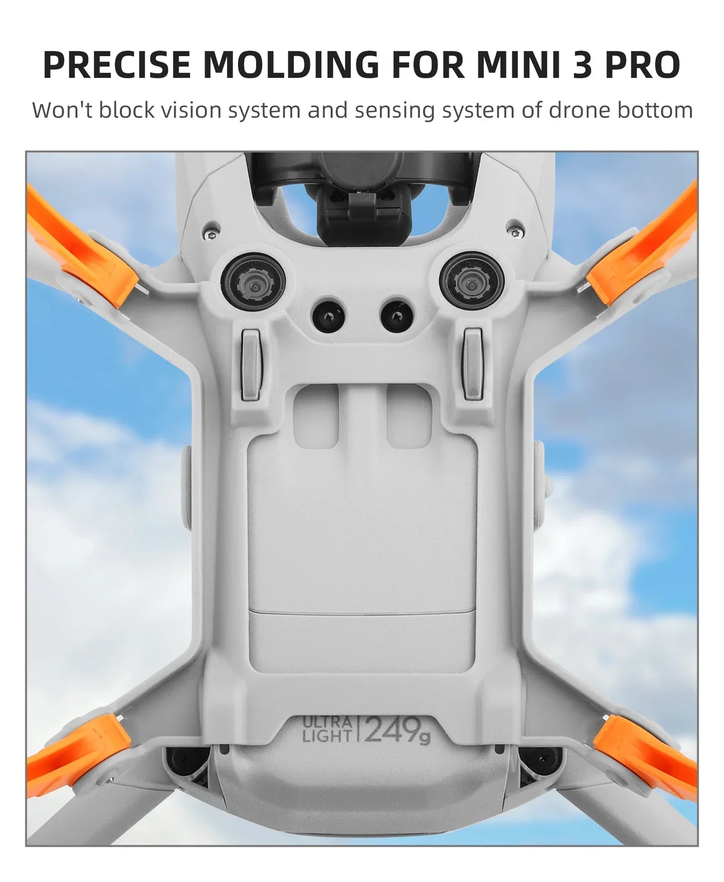 Foldable Spider Landing Gear For DJI Mini 3 Pro Drone Extension Protector Increased Height for DJI Mini 3 Pro Drone Accessories