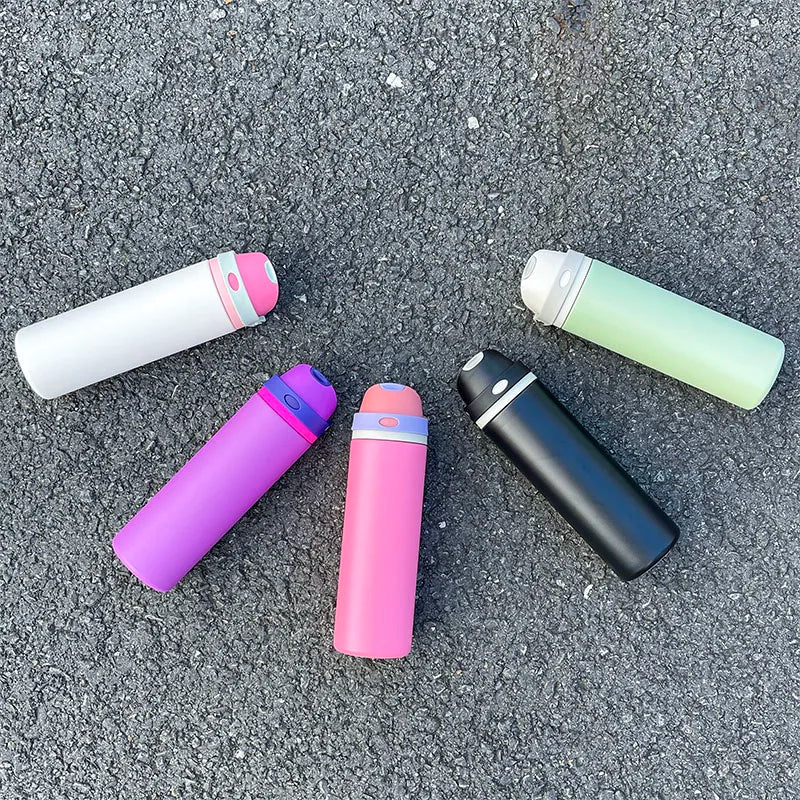 1pc Sports Cycling Water Bottle, 750ML Large Capacity Dual-Drinking Sports Water Bottle, Outdoor Portable Water Bottle