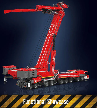 Mould King 17007 17008 Technical Truck Building Block Remote Control Liebherred LTM 11200 Crane Model Kids Christmas Car Toys