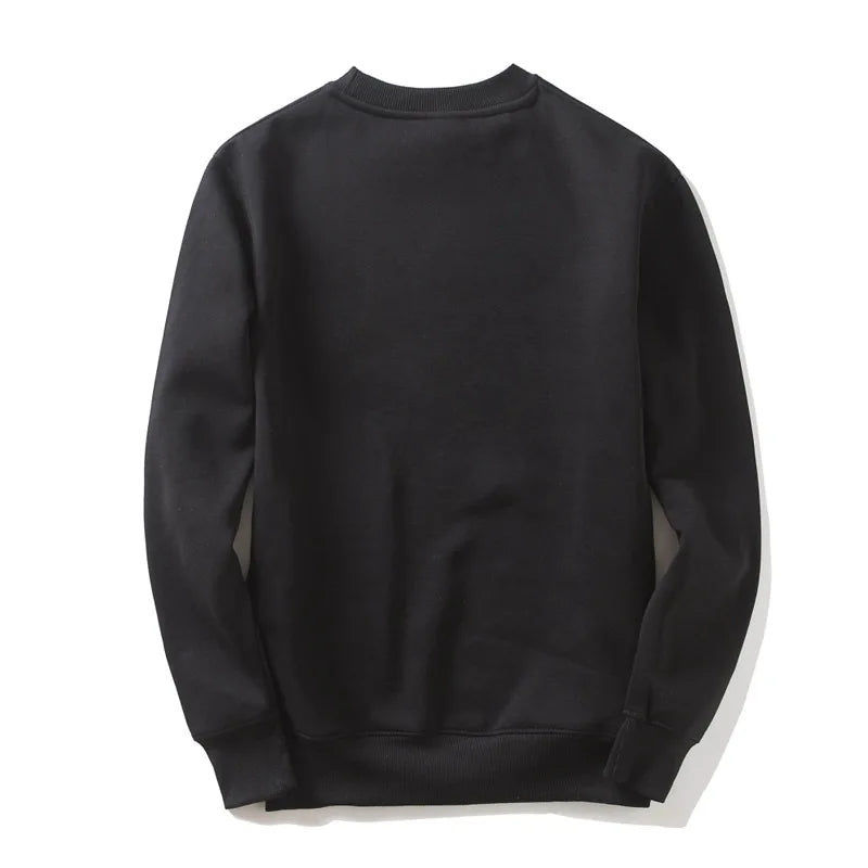 Custom Embroidery Cotton Sweatshirt Customized Brand Design Company Logo Text Men Women Thick Fleece Warm Quality Clothes 350gsm