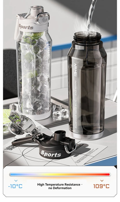 1L Sports Bottle Tritan Drinking Plastic Water Jug Fitness Bicycle Climbing Outdoor Bottle Water Cup