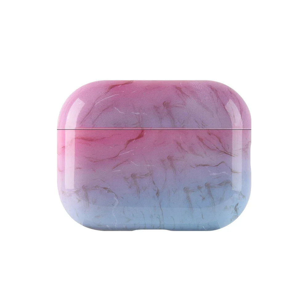 Marble Pattern Case For Apple Airpods Pro 3 Generation 2025 Hard PC Cover For AirPods 4 3 1 2 Pro2 Marble Protective Case Fundas