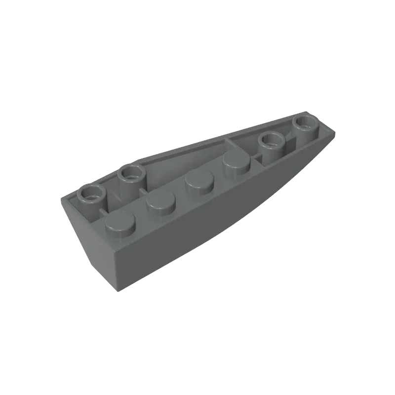 Gobricks 10PCS 41765 Bricks Wedge Curved Inverted 6 x 2 Parts Left Compatible MOC Building Block Adult Kids DIY Education Model