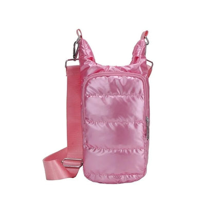 Winter Portable Water Bottle Bag Shoulder Bag Waterproof Thermal Vacuum Mug Cup Sleeve Adjustable Shoulder Strap Durable