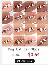 Fashion Small Heartbeat Stud Earrings Medical ECG with Heart Earings for Women Everyday Jewelry Girls Valentine's Day Gift