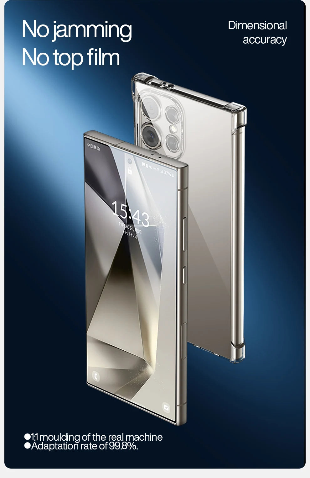 SmartDevil Tempered Glass for Samsung S24 Ultra S24 Screen Protector Full Screen Cover Privacy Anti-fingerprint