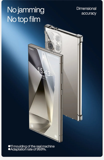 SmartDevil Tempered Glass for Samsung S24 Ultra S24 Screen Protector Full Screen Cover Privacy Anti-fingerprint