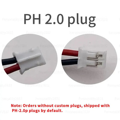 602040 Li Po Battery 3.7V Lithium Batteries 450mAh Lipo Rechargeable Cell for Smart Wearable Walkie Talkie GPS PSP Game Console