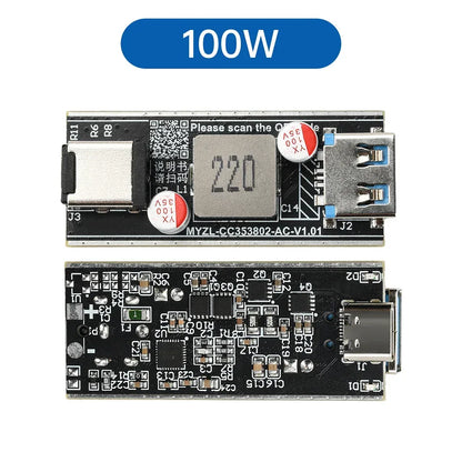PD140W/PD100W Fast Charging Desktop Charger Module Full Protocol DIY Motherboard Single-Channel Dual-Channel Charger Module