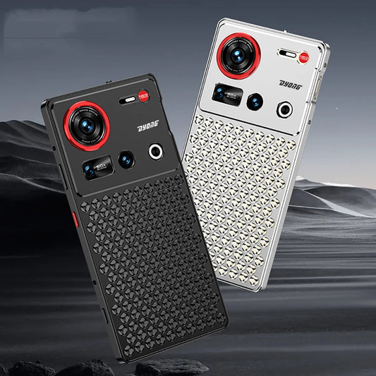 1:1 Copy for MacPro heat dissipation Metal bumper for ZTE Nubia Z70 Ultra Z70U cover Case Full Aluminium Alloy silky capas Funda by PDG ibma