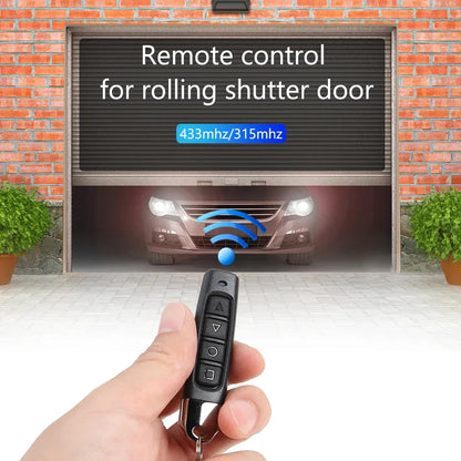 4-1Pcs 315/433MHZ Cloning Remote Control Auto Copy Remote Control Electric Garage Door Opener Remote 4 Keys Transmitter