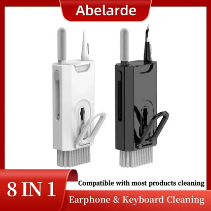 Keyboard Cleaning Kit 8 In 1 Laptop PC Cleaner With Keycap Puller Multifunctional Keyboard Brush Cleaning Set For Camera