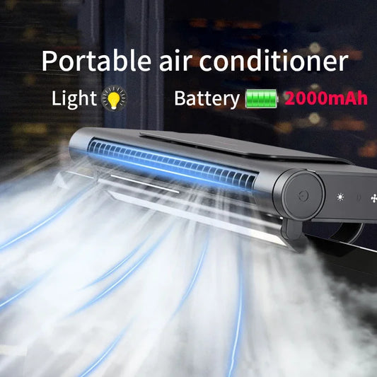 2026 Upgraded Portable Air Conditioner USB Charger Adjustable Office Computer Screen Mounted Electric Fan Desktop Tower F by PDG ibma