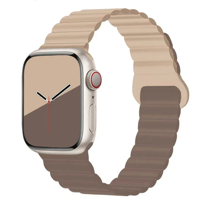 NEW Original Liquid Silicone Magnetic bands for Apple watch band Ultra 2 Series 9 SE iwatch 42mm 44mm 45mm 49mm 38mm 40mm 41mm