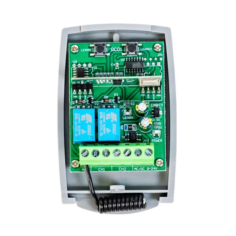 Universal 2 Channel ON/OFF RF Switch Wireless Receiver 9V-24V 433mhz Receiver For Brands Remote Control
