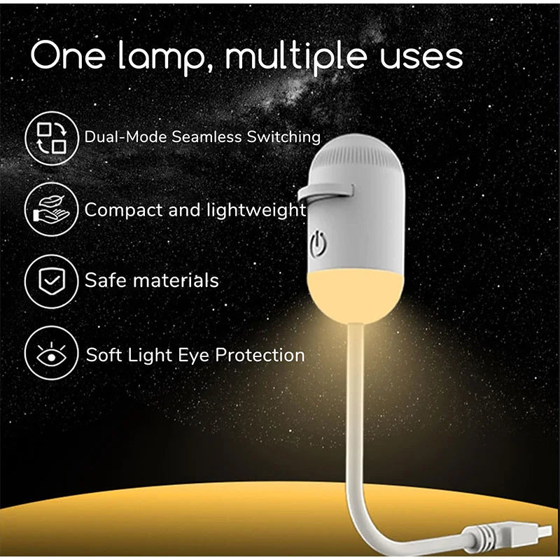 Mini Star Projector Night Light Starlight Atmosphere Lamp with Eye Protection for Bedroom Ceiling USB Rechargeable Aurora Light