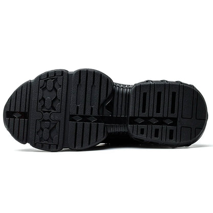 Rotating Button Protective Safety Shoes Men Steel Toe Sneakers Air Cushion Work Shoes Man Puncture Proof Work Safety Boots