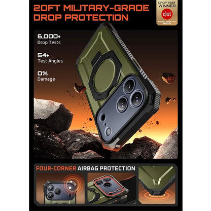 SUPCASE For iPhone 17 Pro Max Case with Camera Control Capture Button UB Grip Heavy Duty Rugged Magnetic Phone Case with Stand