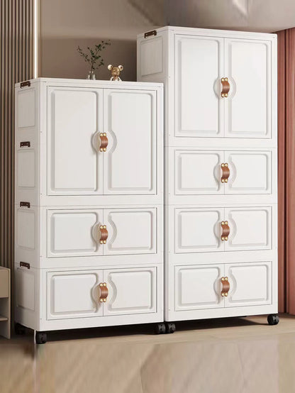 Locker Locker Locker Household Locker Clothes Installation Free Plastic Multi Layer Foldable Large Capacity Practical Cabinet