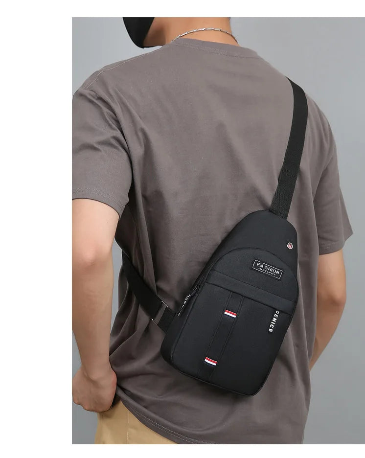 CAOX Men's Waterproof Large Capacity Fanny Pack, Adjustable Strap For Outdoor Activities, Travel Running, Hiking, And Cycling