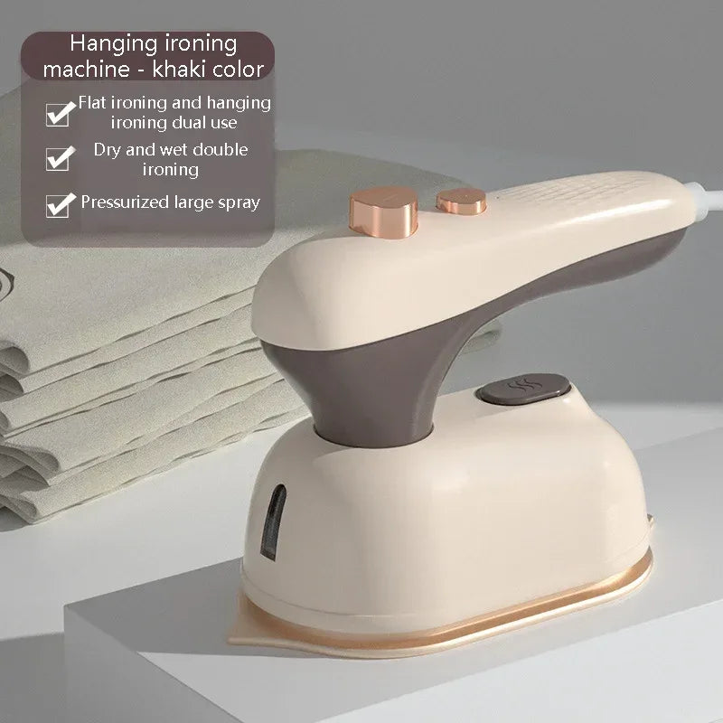 Mini Electric Iron Household Handheld Steam Iron Foldable Wet Dry Ironing Machine Portable Travel Fast Heating Handheld Iron