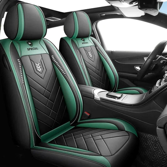 1pcs All inclusive seat cover full leather car seat cushion Driver's seat cover or passenger seat cover all season universal pad by PDG ibma