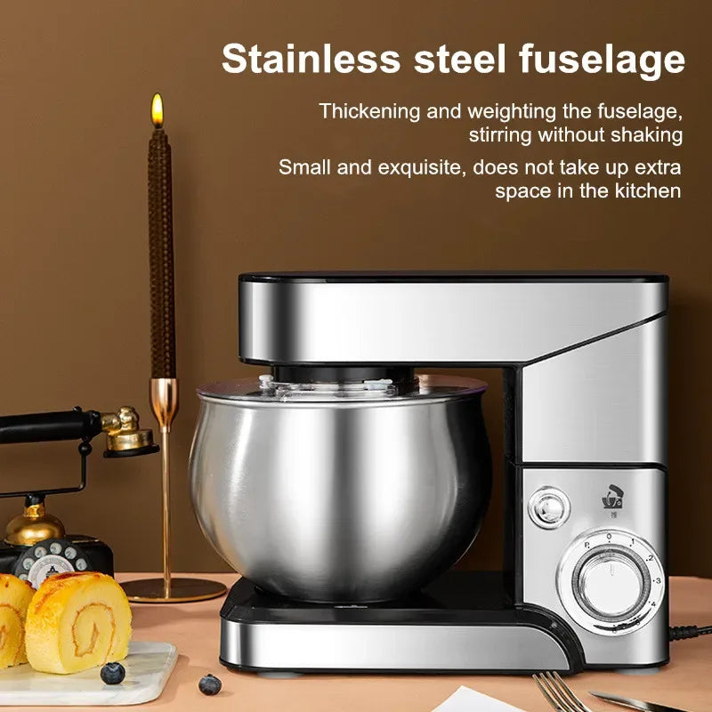 Stand Mixer – Home Kitchen Machine with Dough Hook, Beater & Whisk, 1200W Powerful Motor for Baking/Cooking, Tilt-Head Design