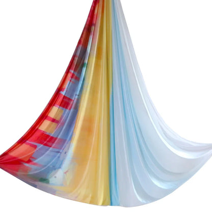 2024 New Aerial Yoga hammock Fabric Flying Pilates Yoga Swing Silk Aerial Anti-Gravity Traction Device Fitness Yoga Home Gym