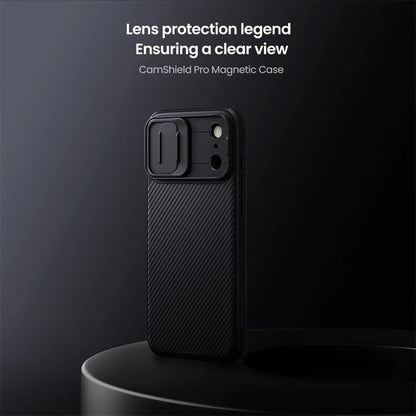 NILLKIN For iPhone 17 Pro Max / 17 Pro MagSafe Case CamShield Pro Magnetic Charging Slide Camera Cover For iPhone17 / Air