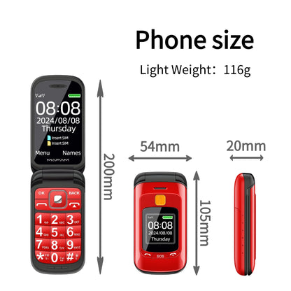 Mafam F899 Small Cover Folded Elderly Mobile Phone For Seniors Dual Display SOS Button Fast Quick Call Anti-Scratch Low Price