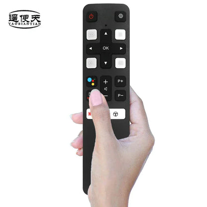 RC802V FNR1/FUR7 Voice Remote for TCL Smart TVs 43/49P30FS,55EP680，32S30，50p616， 43/55C715, 55/65P8S,43P30FS 50/55/65P8, 75EP660