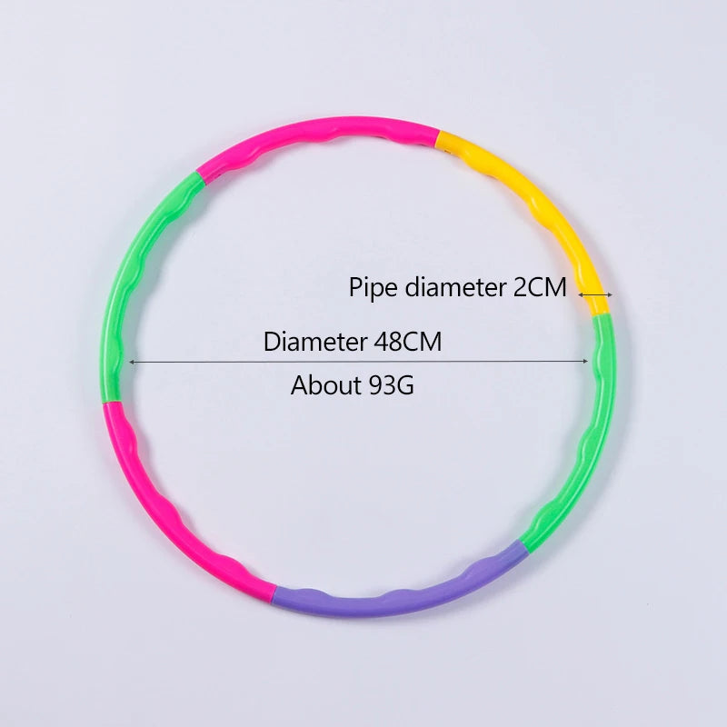 Sport Removable Color Hoop Equipment For Children Portable Exercise Plastic Fitness Training Circle Children's Best Gifts