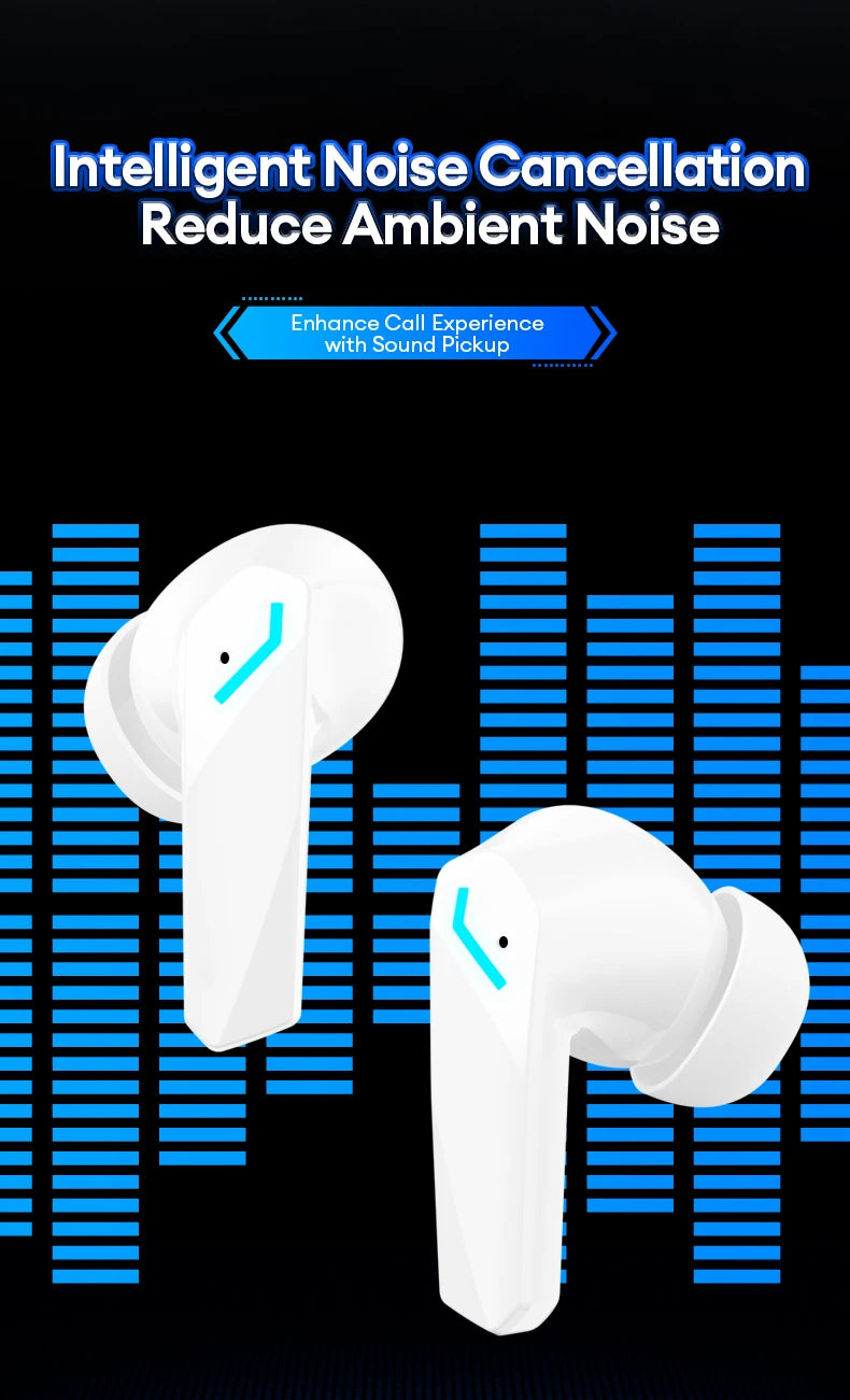 Choice Lenovo GM2 Pro TWS Bluetooth Headphones Long Endurance With Low Latency Headphones Smart Touch With HIFI Sound Earbuds