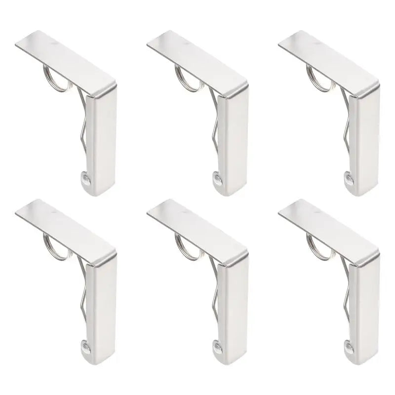 Table Clips Tablecloth Clamps Cover Picnic Outdoor Holder Skirt Cloth Holders Weights Camping Tablecloths Metal Weight For Anti