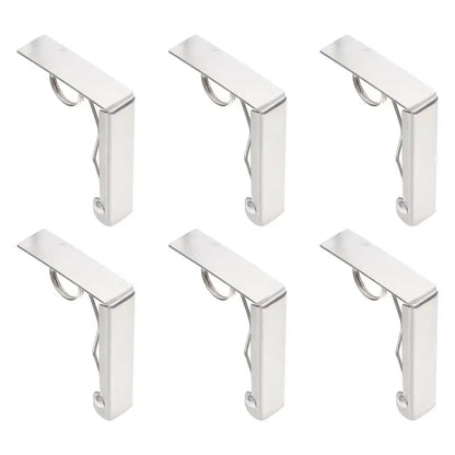 Table Clips Tablecloth Clamps Cover Picnic Outdoor Holder Skirt Cloth Holders Weights Camping Tablecloths Metal Weight For Anti