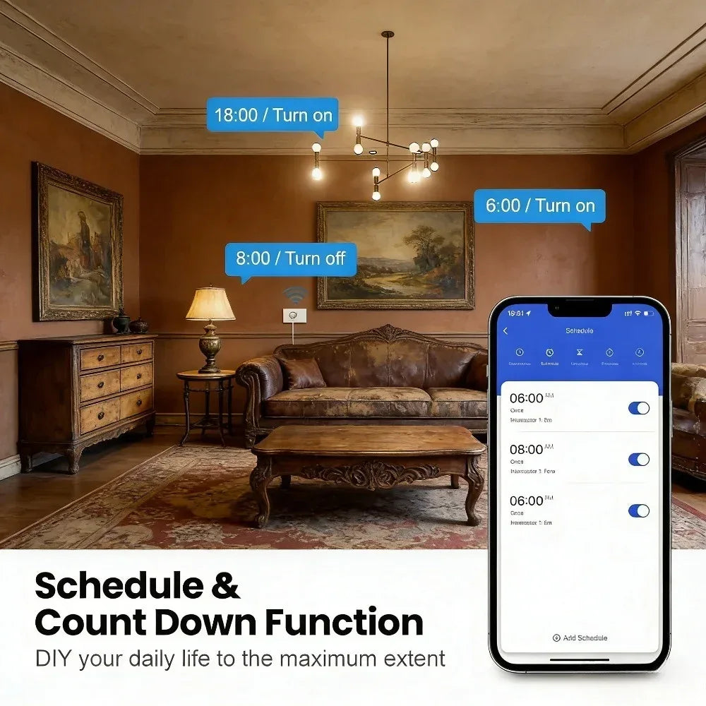 Melery WIFI Smart Tuya USB Type C PD 20W Wall Socket UK Plug Outlet Power Monitor Touch Switch Wireless Remote Alexa Google Home