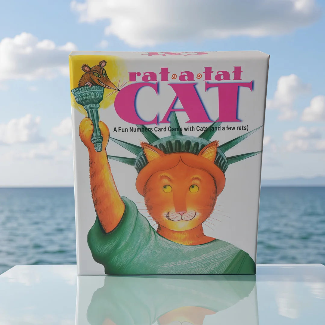 Rat-A-Tat Cat: a Playful Numbers Card Game (Cats, Rats & Fun!) Interesting Card Games, Board Games, Interactive Tabletop Games, with Instruction Manuals in English, French, and Spanish, Ideal Party Games, Suitable as Gifts, P