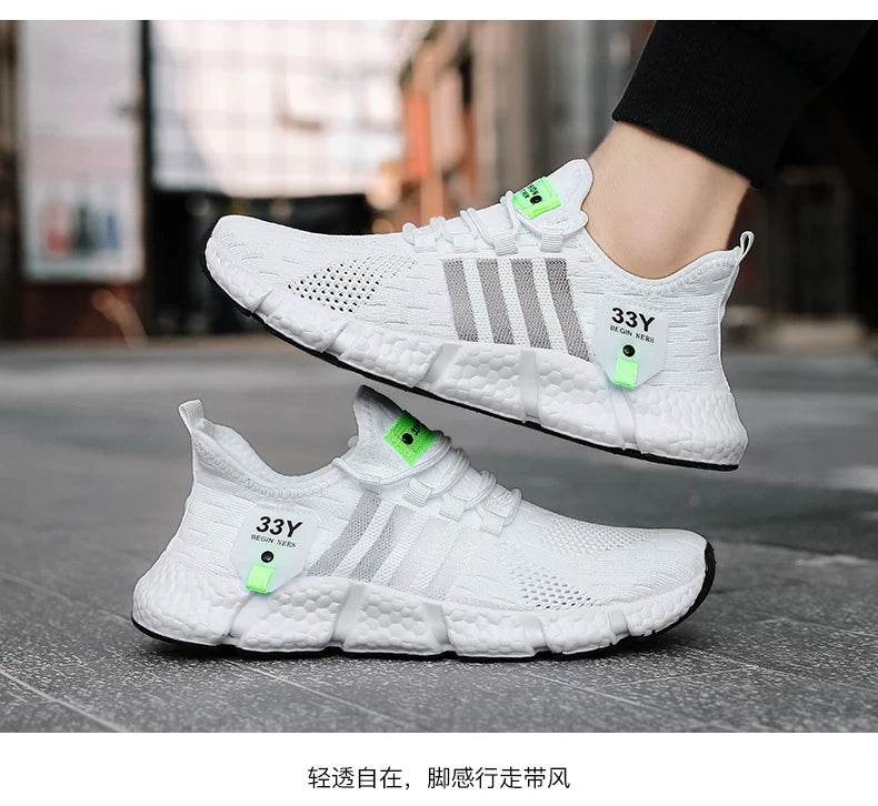 Men Shoes Autumn Soft Casual Shoes Lightweight Mesh Sports Running Shoes Men Sneakers Tenis Masculino Zapatillas Hombre