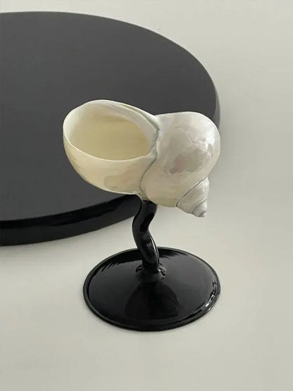 Nordic Handmade Natural Conch Shell Wine Glass Creative Party Drinking Set Ladies' Niche Champagne Glasses Bar High-end Utensils