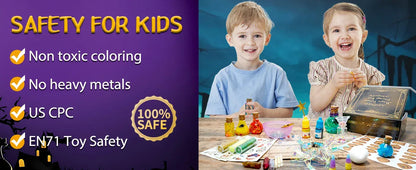 Fairy Magic Potions Kit Kids DIY Witch Glowing Spell Potion DIY Handmade Toys Science Experiments Kids Craft Kit Educational Toy