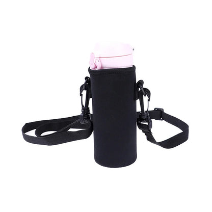 Portable Water Bottle Insulated Neoprene Holder Pouch Bag 420/550/750/1000/1500ml Shoulder With Adjustable Strap