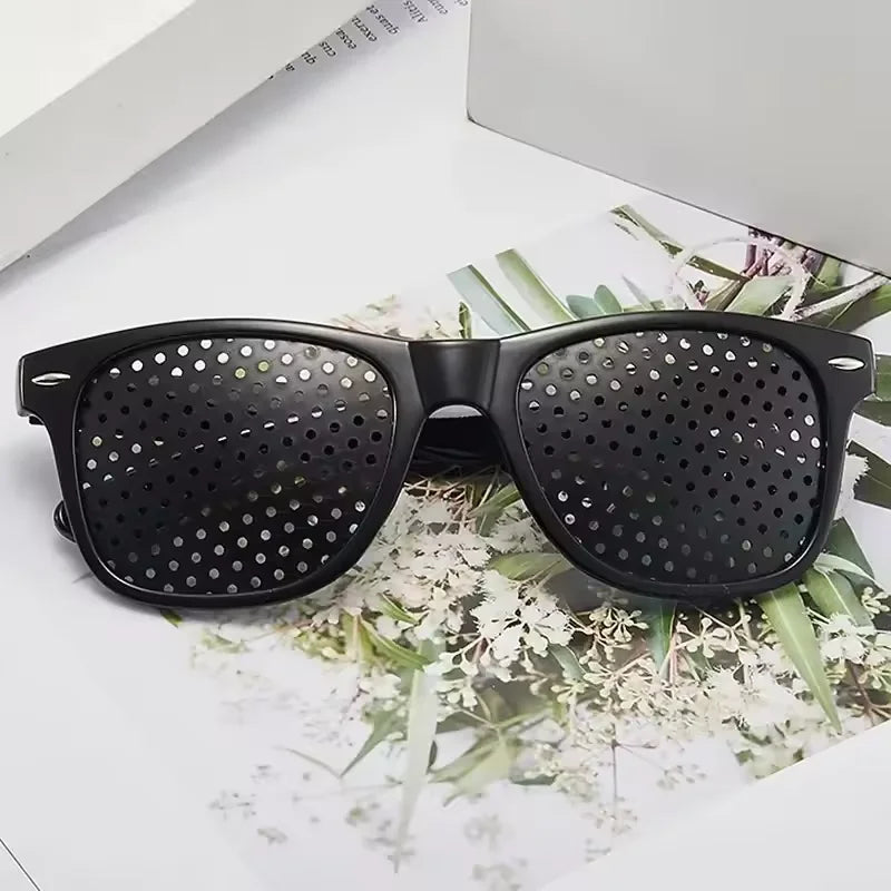 Wearable Anti-fatigue Vision Care  Corrective Glasses Improve Stenopeic Pinhole Pin Hole Glasses Eye Protection For Men Women