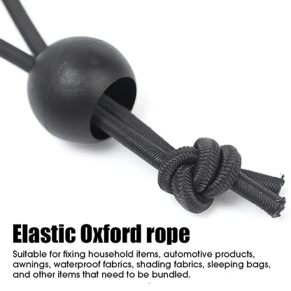 50/10pcs Bungee Ball Tarps Canvas Tarpaulin Flagpole Ties Cord Ends Elastic Rope Lace Fixed Boat Pole Camping Tent Accessories
